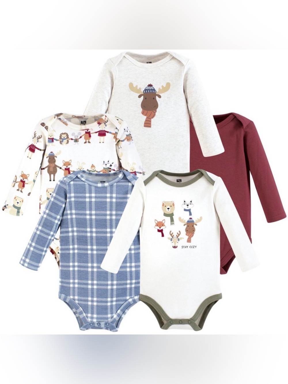 NWT 5 pack Hudson baby onesies
